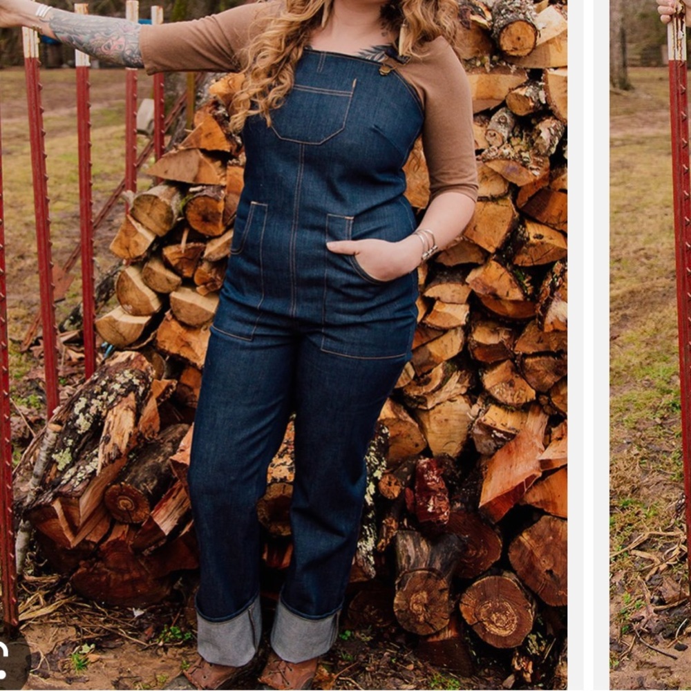 RevivALL Denim Overalls - Medium